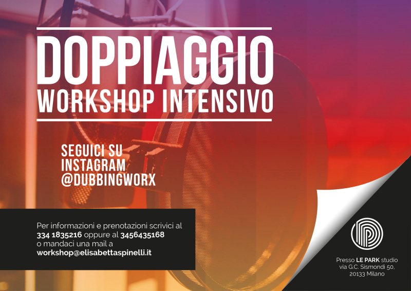 doppiaggio workshop intensivo